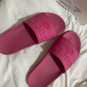 Pink Gucci Slides (2019)